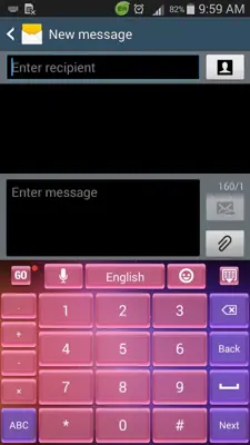 GO Keyboard for Galaxy S5 Theme android App screenshot 0