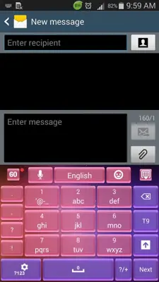 GO Keyboard for Galaxy S5 Theme android App screenshot 1