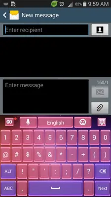 GO Keyboard for Galaxy S5 Theme android App screenshot 2